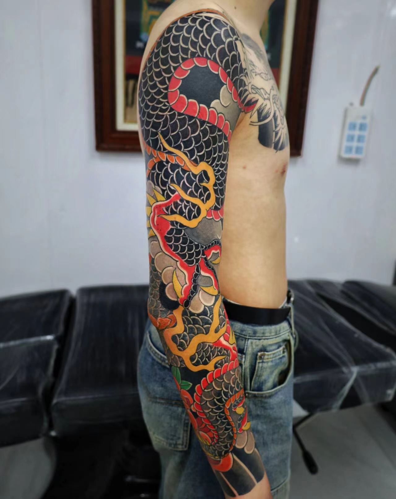 长春纹身彫青作品 (7)