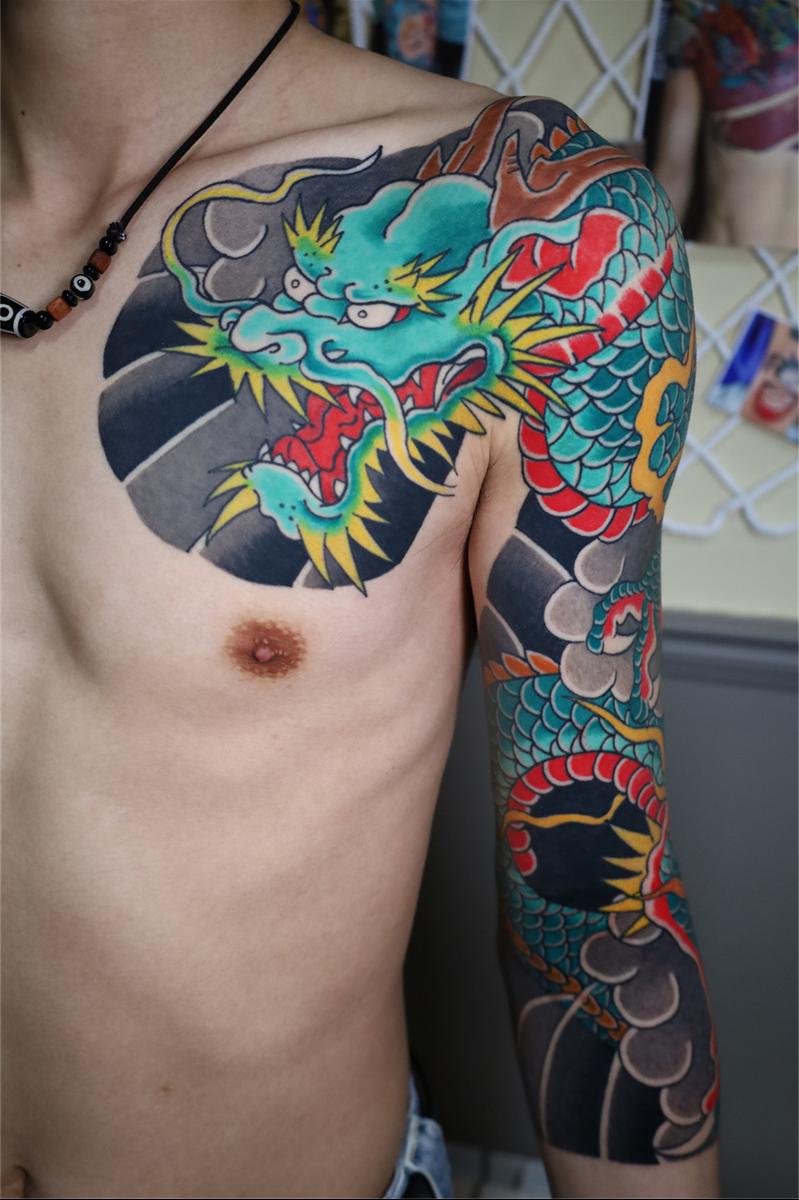 长春纹身彫青作品 (5)