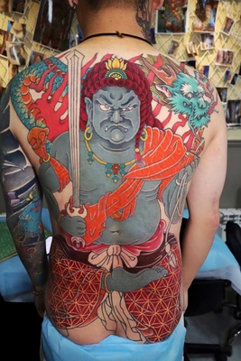 长春纹身彫青作品 (1)
